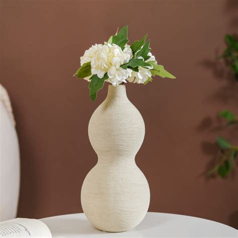 Gourd Matte Finish Flower Vase Online - Premium Vase | Nestasia