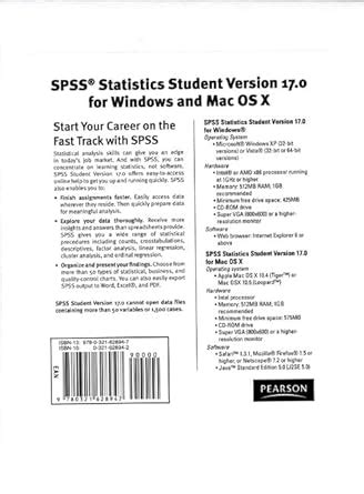 Buy SPSS 17.0 Integrated Student Version Book Online at Low Prices in ...