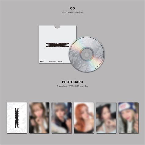 SOURCE MUSIC Ent. LE SSERAFIM - 3rd Mini Album [EASY] (COMPACT Ver ...
