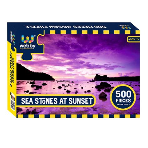 Buy Webby Sea Stones at Sunset Jigsaw Puzzle, 500 Pieces Online at Low ...