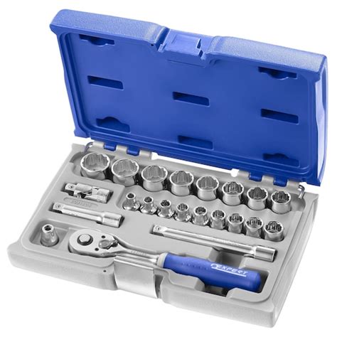 EXPERT by FACOM® 3/8 in. 12-point socket and accessory set 22 pieces ...