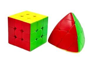 D ETERNAL Speed Cube Combo Set of 3x3x3 and Mastermorphix Cubes Puzzle ...
