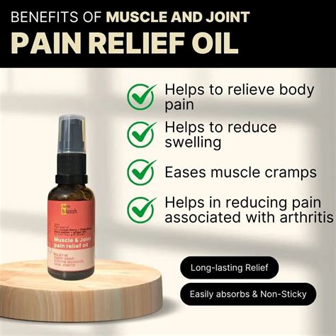 Muscle & Joint pain relief oil – Dazze and blussh