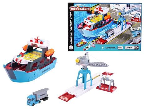 Buy Majorette - Creatix Toy Port with Container Ship For Kids Ages 5 ...
