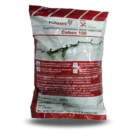 FOSROC Plastic CEBEX 100_Pack of 4(0.225kg) : Amazon.in: Industrial ...