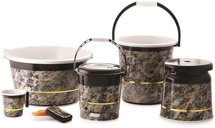 Nabhya Orry 6 Pc Luxurious Complete Bathroom Set & Accessory for Home ...