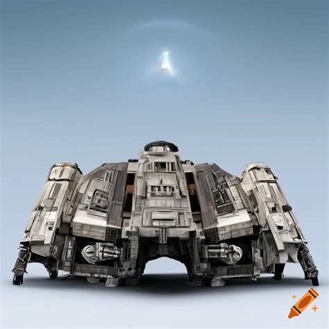 Star Wars spacecraft ,symmetrical design, _Photo_real_Subject_in_front ...