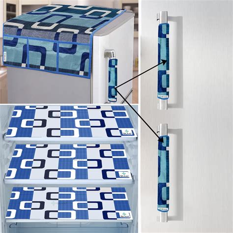 GILAAF® Exclusive Combo Set of Appliances Cover (1 Pc. of Fridge Top ...