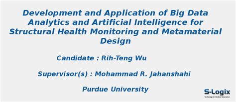 Development and Application of Big Data Analytics-PHD Thesis | S-Logix