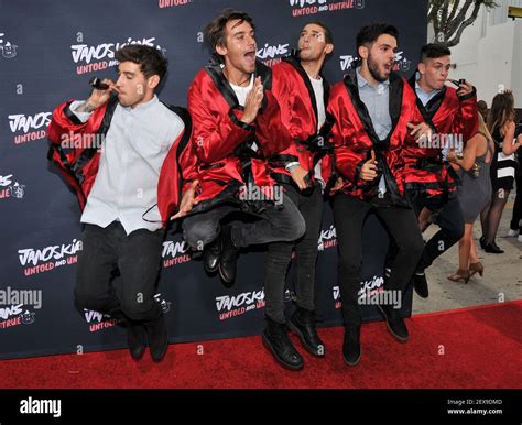 (L-R) Janoskians - Jai Brooks, Beau Brooks, Luke Brooks, James Yammouni ...