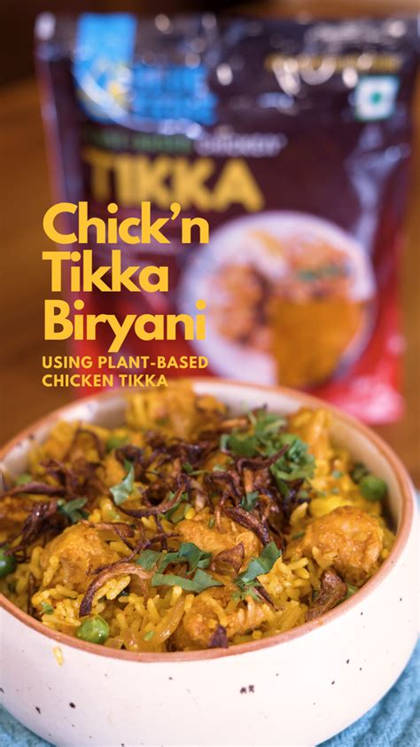 Blue Tribe Vegan Chick'n Tikka Biryani Recipe – Blue Tribe Foods
