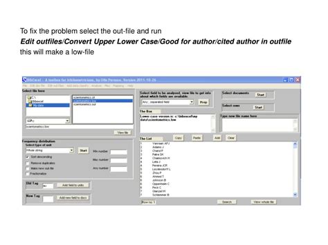 Image result for What Is Bibexcel Tutorial
