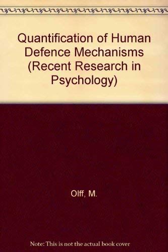 Buy Quantification of Human Defence Mechanisms (Recent Research in ...