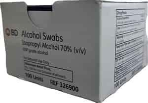 Buy B D ALCOHOL SWABS BOX OF 100 'S Online & Get Upto 60% OFF at PharmEasy