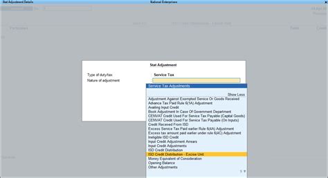 Enable Input Service Distributor (Service Tax)