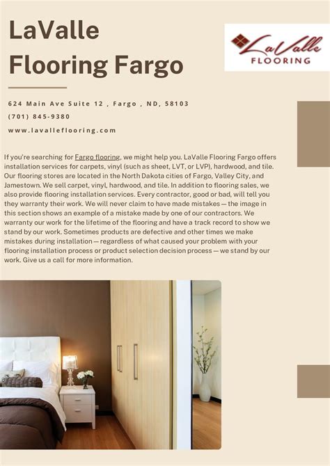 Calaméo - La Valle Flooring Fargo