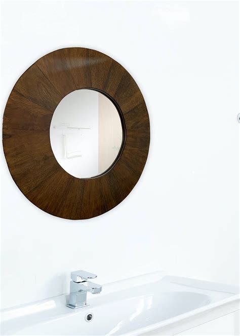 Get Sunburst Mirror Walnut at ₹ 7500 | LBB Shop