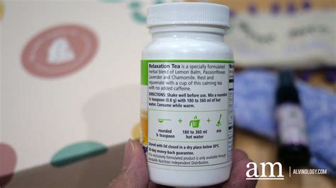 [Review] Herbalife Nutrition's New Relaxation Tea - Alvinology