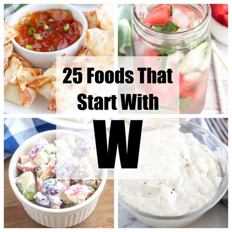 25 Foods That Start With W - Food Lovin Family