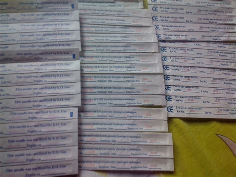 Virtue Tattoo Needles Set 7F 3RL 7RS 5M1 11RM - 50PCS Mixed Tattoo ...