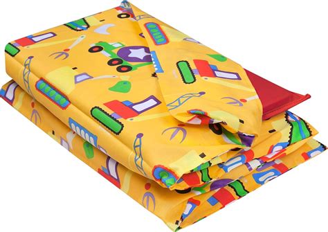 Amazon.com: Wildkin Kids Nap Mat Cover for Boys & Girls, Sewn-in Flap ...