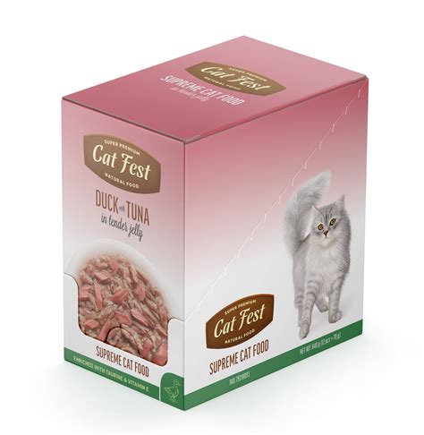 Cat Fest Duck With Tuna In Tender Jelly For Cats 70g [MOQ:12pcs] | SMBG ...