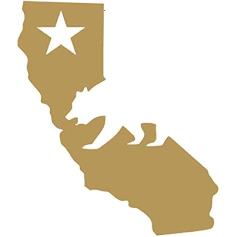 California Republic Cali State Map Cali Bear Vinyl | Ubuy India