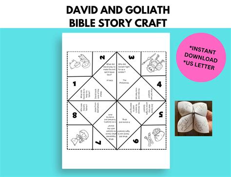 David And Goliath Preschool Craft