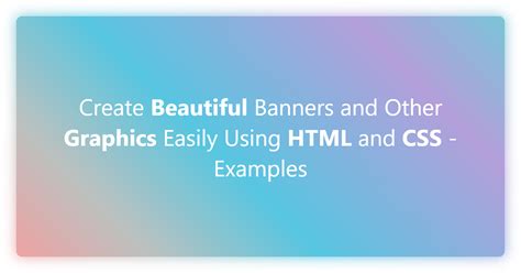 How to Get a Banner in HTML 的图像结果