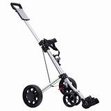 Golf Push Cart 3 Wheel Push Pull Golf Cart Portable | Desertcart INDIA