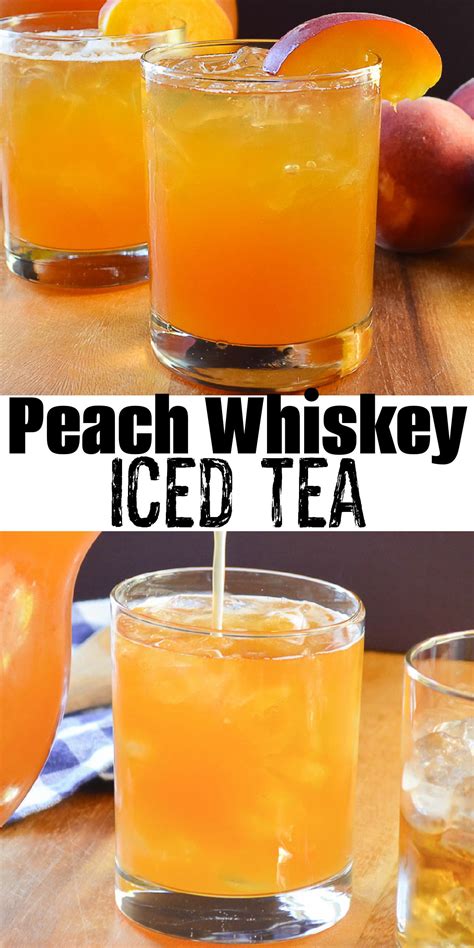Peach Whiskey Iced Tea | Recipe | Drinks, Drinks alcohol recipes ...