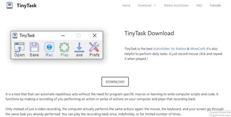 Image result for TinyTask Auto Clicker