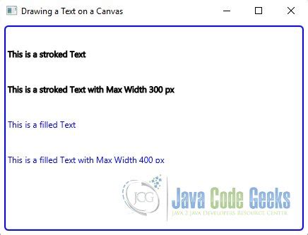 Canvas Drawing JavaFX 的图像结果