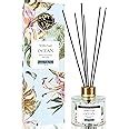 Soul & Scents Glass 120ml Ocean Reed Diffuser Set | Free 6 Fiber Reed ...