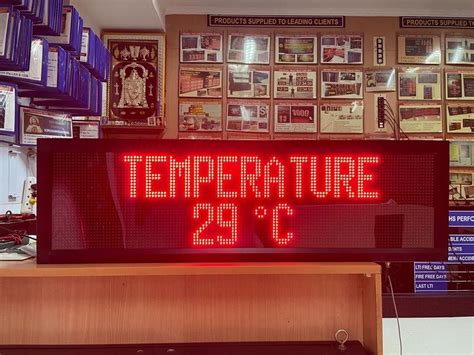 Ambient Air Quality Pollution Display Board - Environment Data Display ...