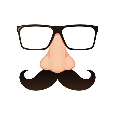 Fake nose and glasses mask, Disguise glasses, nose and mustache ...