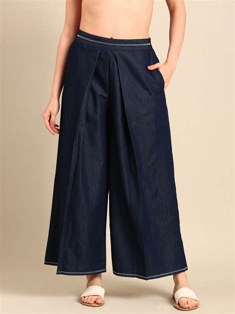 De Moza Palazzo-Dark Wash