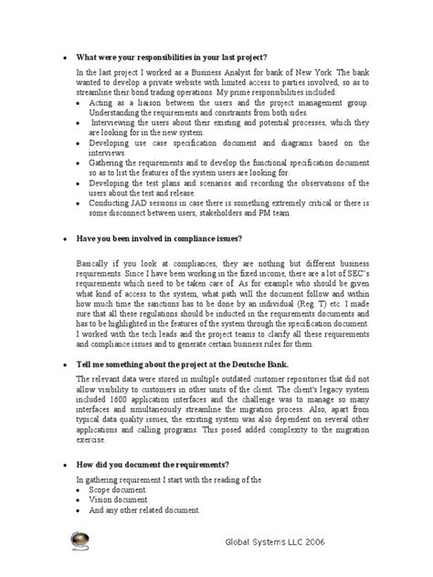 Image result for BA Interview Questions and Answers