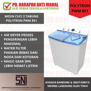 Jual Mesin Cuci Polytron Pwm 851/ Mesin Cuci Dua Tabung Polytron Pwm ...