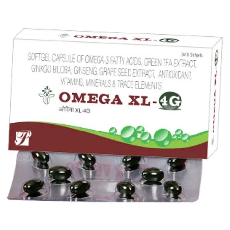 Buy Omega XL 4G Soft Gelatin Capsule | 19 Minutes Delivery | Apollo ...