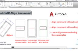 Align Tool AutoCAD 的图像结果