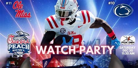 Louisville Rebel Club PEACH BOWL WATCH PARTY, The Fox Den: Billiards ...