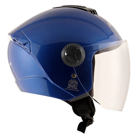 Vega Aster Dx Blue Helmet | Shop Helmets at BIKERSTORE.IN – BikerStore.in