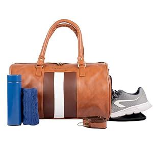 Buy Pepro Lifestyle Stylish Leatherrete Vegan Leather Travel Duffle Bag ...