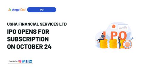 Usha Financial Services IPO opens for public subscription on Oct 24