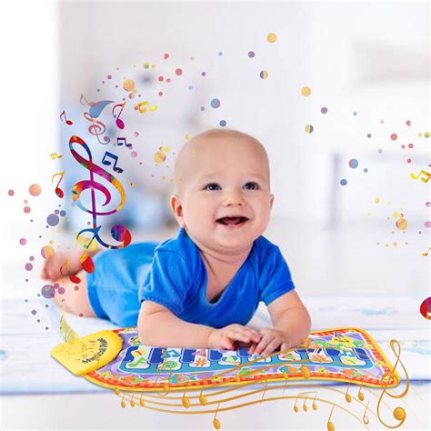 SATRINO Kids Musical Piano Mats, 24.8'' x11.1'' Floor Piano Keyboard ...