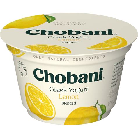 Chobani Low-Fat Lemon Blended Greek Yogurt - Shop Yogurt at H-E-B