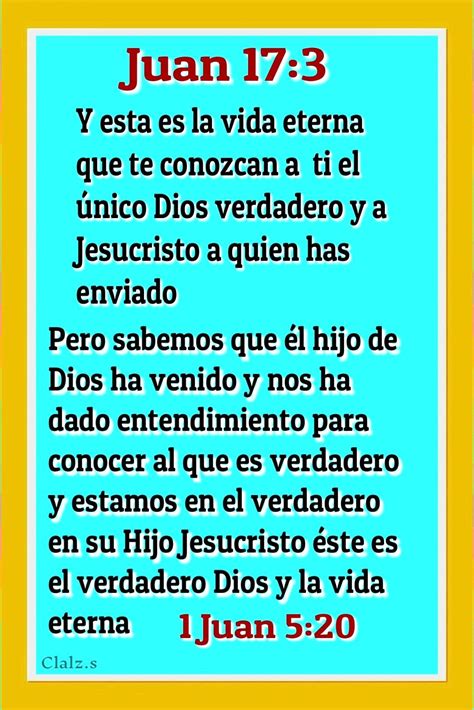 Frases cristianas inspiradoras: Juan 17:3