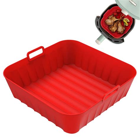 HASTHIP Air Fryer Silicone Baking Tray 8.2 in for 4–7QT– Hasthip