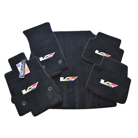 Cadillac CTS-V Sedan Floor Mats Ebony Set - Premium Upgrade